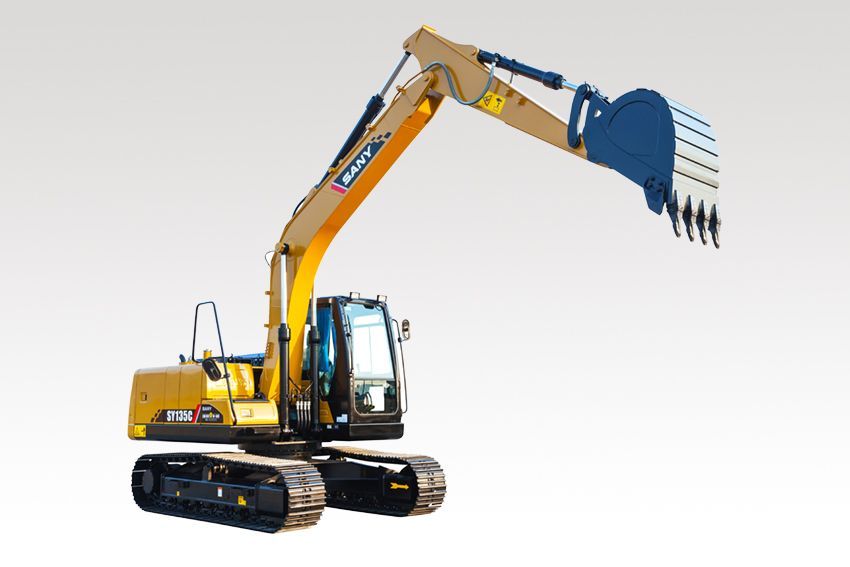 Гидравлический гусеничный экскаватор SANY SY135C