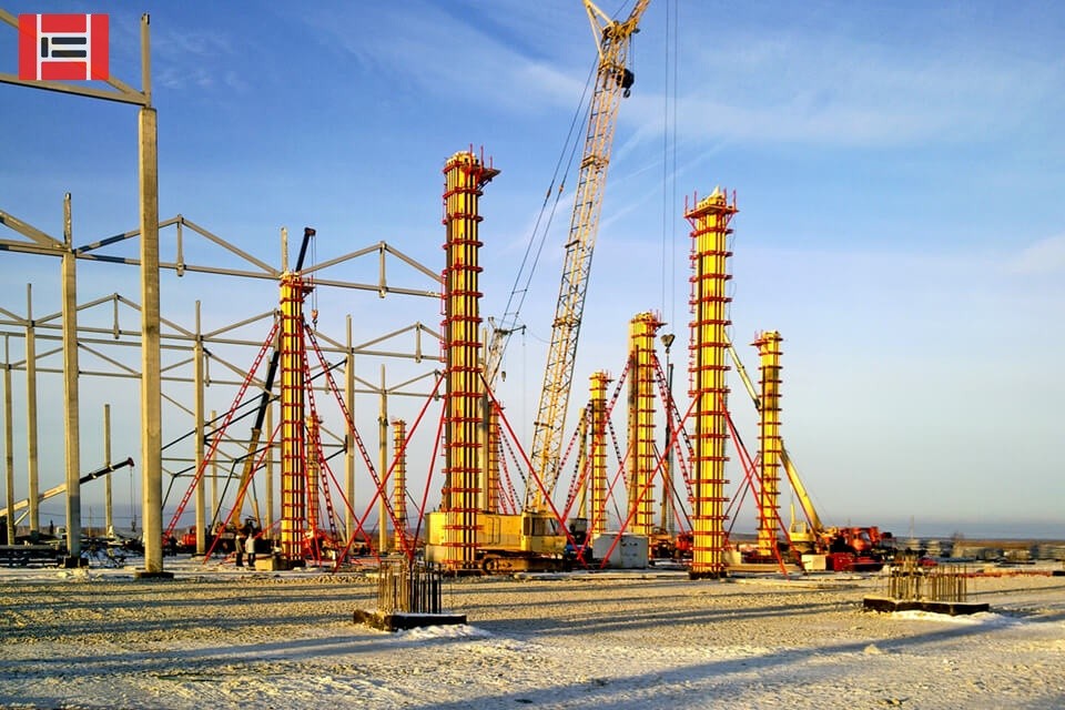 Балочно-ригельная опалубка для высоких колонн PSK-CLASSIC